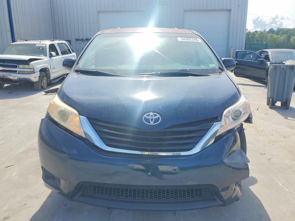 2011 Toyota Sienna VIN 5TDKK3DCXBS025139 COPART salvage auction — FRONT END, Ga - Cert Of Title-Salvage, sold $1,250 on 2026-07-06 (photo 5)