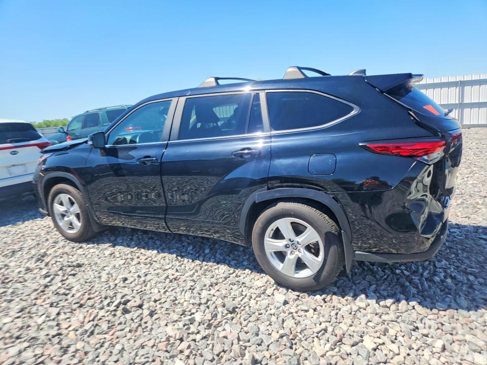 2023 Toyota Highlander VIN 5TDKDRBH5PS501364 COPART salvage auction — REAR END, WI - JUNKED VEHICLE BILL OF SALE, sold $11,600 on 2026-07-06 (photo 2)