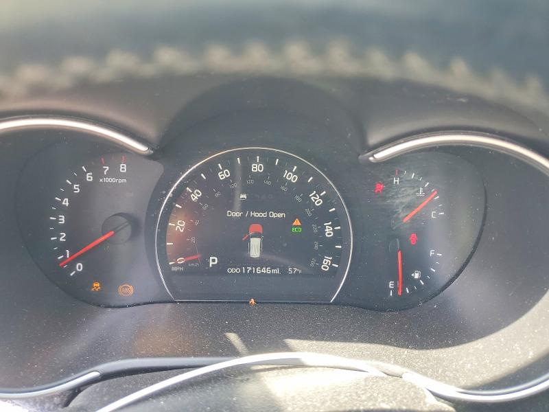 2014 Kia VIN 5XYKU4A75EG475449 COPART salvage auction — FRONT END, Mi - Certificate Of Title, sold $425 on 2026-07-24 (photo 9)