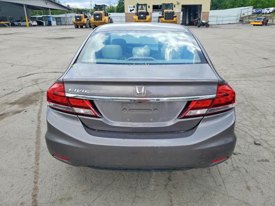 2013 Honda Civic VIN 19XFB2F52DE221762 COPART salvage auction — FRONT END, Nj - Certificate Of Title, sold $1,000 on 2026-07-02 (photo 6)