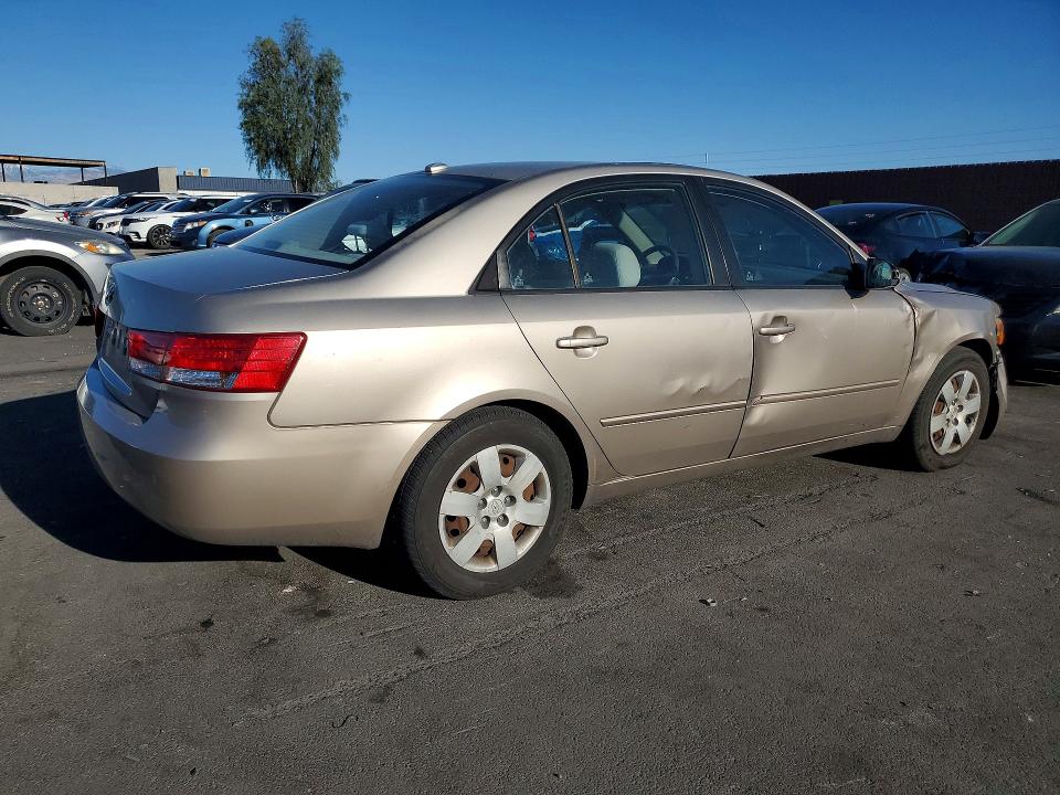 2008 Hyundai Sonata VIN 5NPET46C78H359186 COPART salvage auction — FRONT END, Nv - Salvage Title, sold $500 on 2026-07-08 (photo 3)