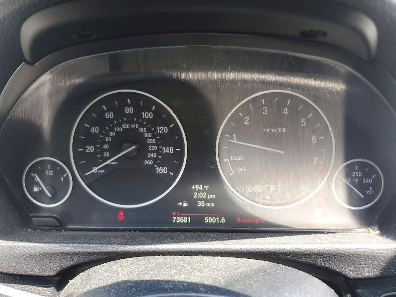 2013 BMW 3er VIN WBA3B5C50DF594777 COPART salvage auction — FRONT END, Ny - Mv-907A Salvage Certificate, sold $1,000 on 2026-07-14 (photo 9)