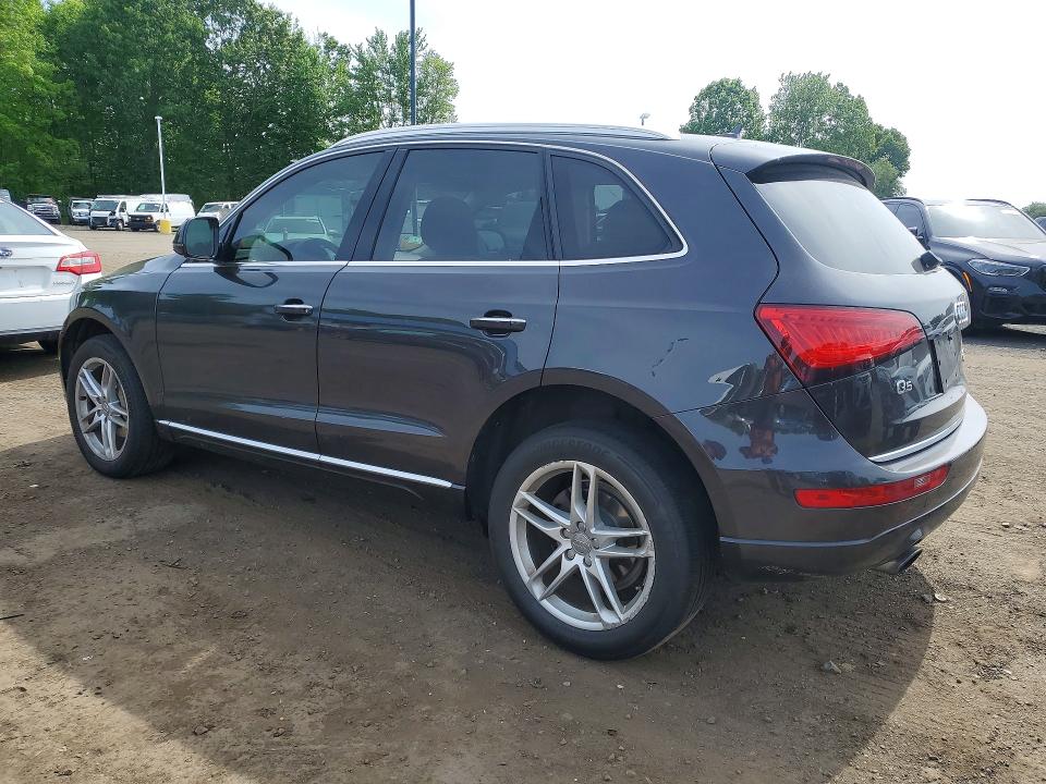 2017 Audi Q5 VIN WA1L2AFP8HA012172 COPART salvage auction — FRONT END, Ct - Cert Of Title-Salvage, sold $1,600 on 2026-07-08 (photo 2)