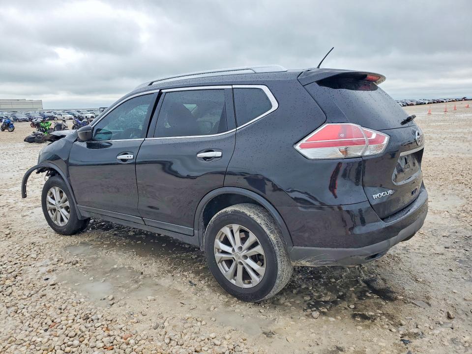 2016 Nissan Rogue VIN KNMAT2MT8GP647100 COPART salvage auction — FRONT END, Tx - Salvage Vehicle Title, sold $700 on 2026-07-02 (photo 2)