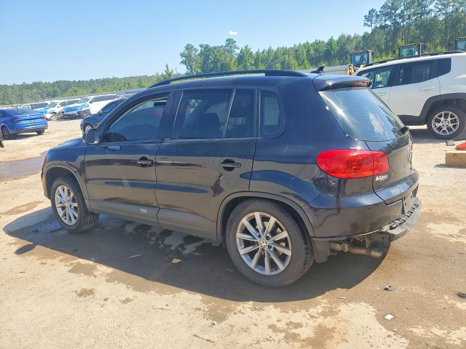 2017 Volkswagen Tiguan VIN WVGBV7AXXHK044307 COPART salvage auction — REAR END, Salvage Title, sold $1,350 on 2026-08-12 (photo 2)