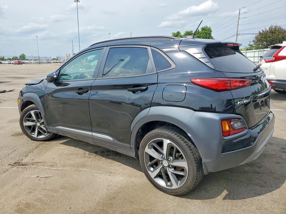 2018 Hyundai VIN KM8K5CA57JU112676 COPART salvage auction — FRONT END, Oh - Cert Of Title-Salvage, sold $2,325 on 2026-07-21 (photo 2)