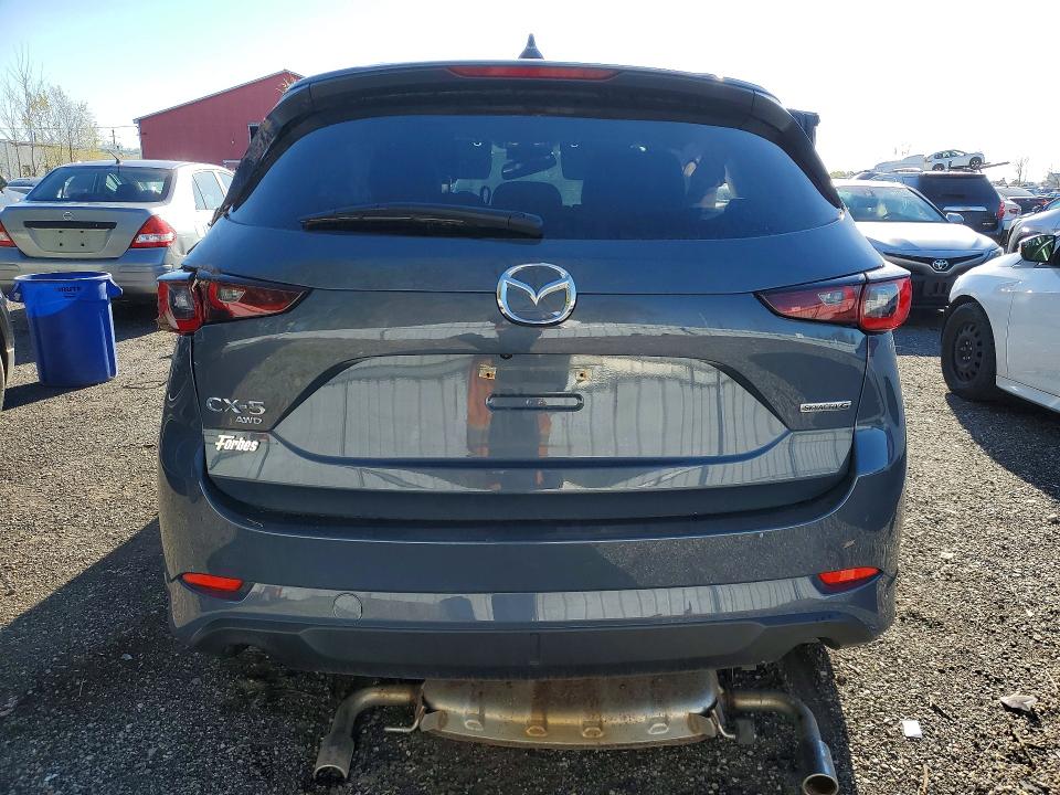 2025 Mazda Cx-5 VIN JM3KFBDM6S0571776 COPART salvage auction — ROLLOVER, On - Permit Irrepairable, sold $3,700 on 2026-07-09 (photo 6)