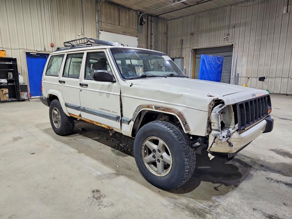 2000 Jeep Cherokee VIN 1J4FF48S3YL109921 COPART salvage auction — FRONT END, NH - CERT OF TITLE-SALVAGE, sold $325 on 2026-07-02 (photo 4)