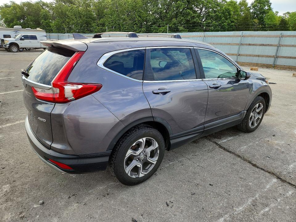 2018 Honda Cr-v VIN 7FARW2H82JE002397 COPART salvage auction — HAIL, Mo - Salvage Certificate Of Title, sold $6,600 on 2026-07-08 (photo 3)