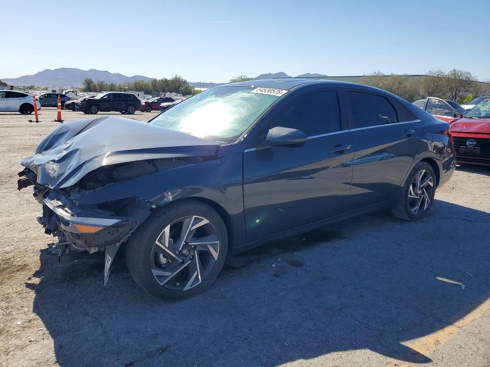 2024 Hyundai Elantra VIN KMHLS4DG4RU652756 COPART salvage auction — FRONT END, Nv - Salvage Title, sold $2,550 on 2026-07-16 (photo 1)