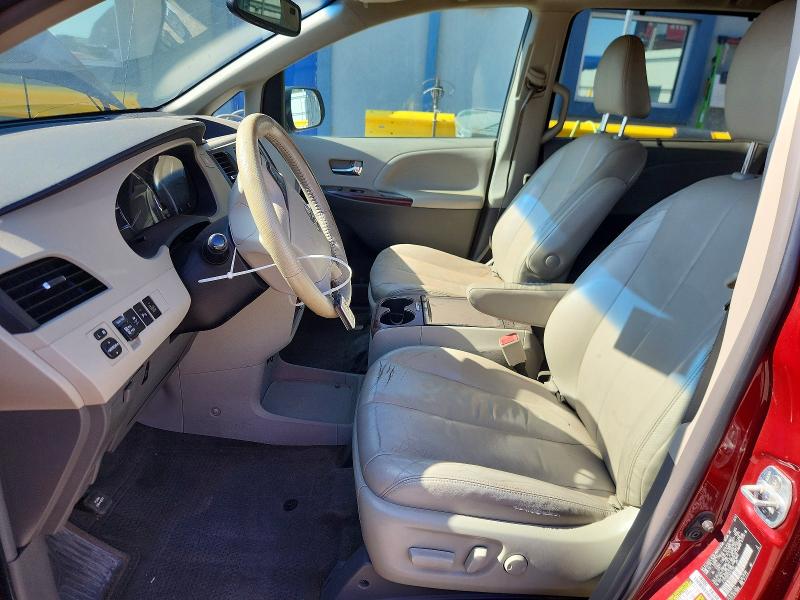 2014 Toyota Sienna VIN 5TDYK3DCXES447569 COPART salvage auction — FRONT END, KS - CERT OF TITLE-SALVAGE (P), sold $1,600 on 2026-07-27 (photo 7)