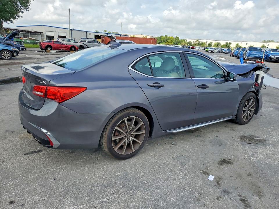 2018 Acura Tlx VIN 19UUB2F57JA002898 COPART salvage auction — FRONT END, FL - CERT OF TITLE SLVG REBUILDABLE, sold $1,050 on 2026-07-02 (photo 3)