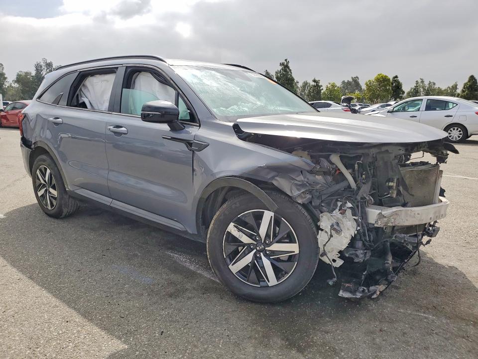 2021 Kia VIN 5XYRH4LF8MG011660 COPART salvage auction — FRONT END, Ca - Salvage Certificate, sold $2,650 on 2026-07-02 (photo 4)