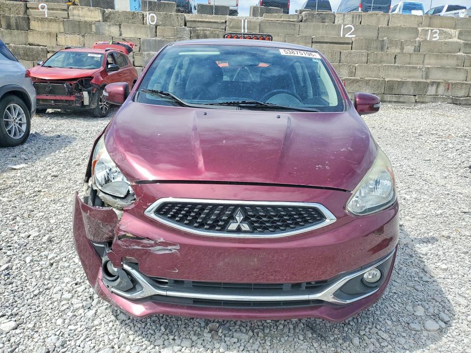 2018 Mitsubishi Mirage VIN ML32A4HJ7JH002957 COPART salvage auction — FRONT END, OH - CERT OF TITLE-SALVAGE, sold $1,800 on 2026-07-31 (photo 5)