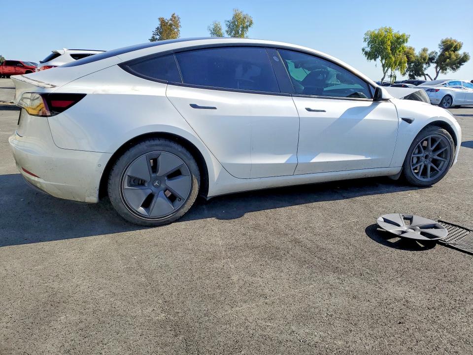 2021 Tesla Model 3 VIN 5YJ3E1EA6MF930613 COPART salvage auction — FRONT END, Ca - Salvage Certificate, sold $3,700 on 2026-07-15 (photo 3)