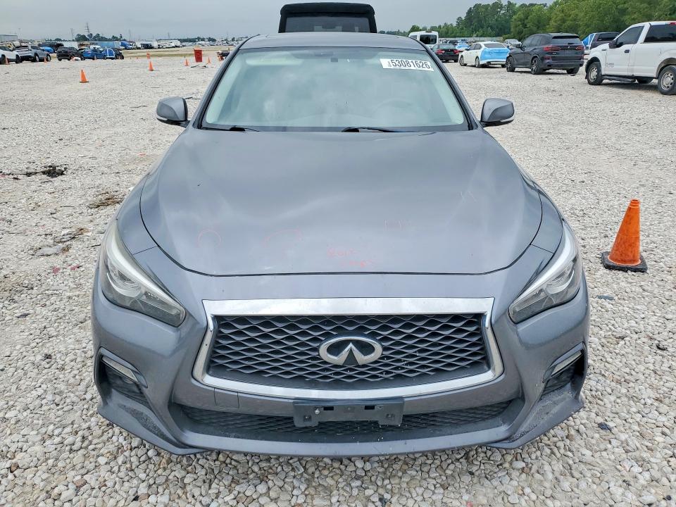2018 Infiniti VIN JN1EV7AP9JM356620 COPART salvage auction — REAR END, Tx - Salvage Vehicle Title, sold $300 on 2026-07-21 (photo 5)