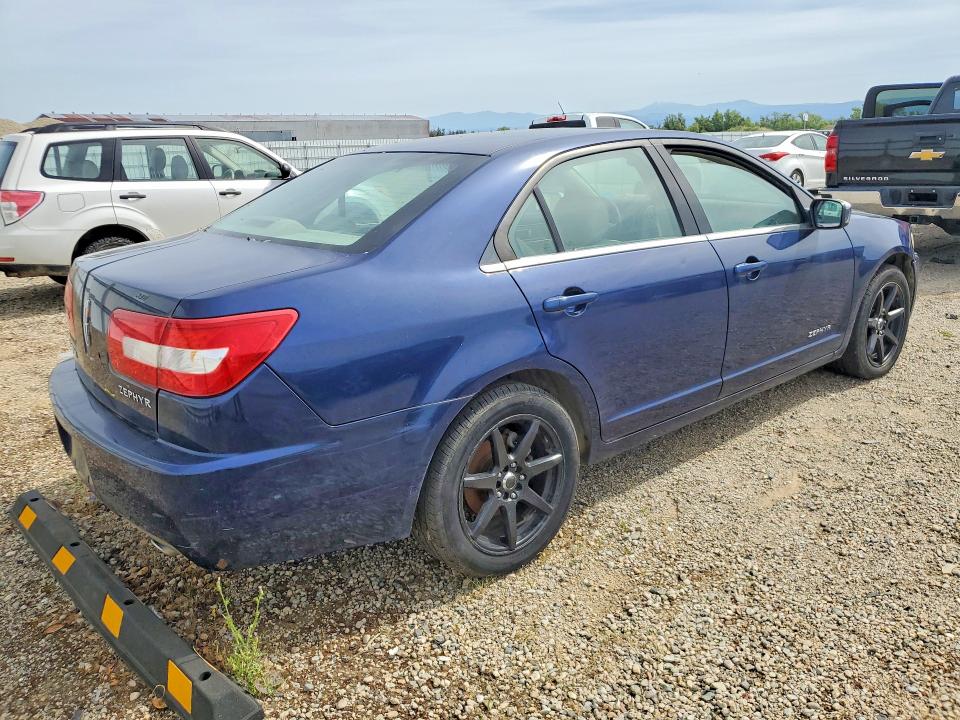 2006 Lincoln Zephyr VIN 3LNHM26106R640376 COPART salvage auction — MINOR DENT/SCRATCHES, Ca - Dis/Dlr/Exp Only Lien Papers, sold $50 on 2026-07-17 (photo 3)