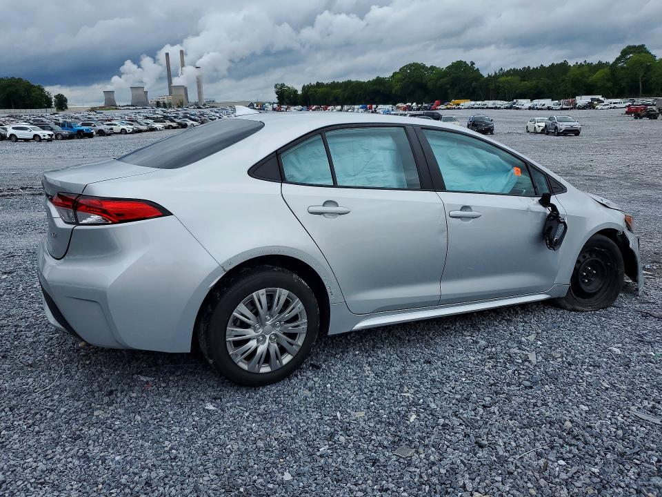 2022 Toyota Corolla VIN 5YFEPMAE2NP370012 COPART salvage auction — ROLLOVER, Ga - Cert Of Title-Salvage, sold $3,100 on 2026-07-09 (photo 3)