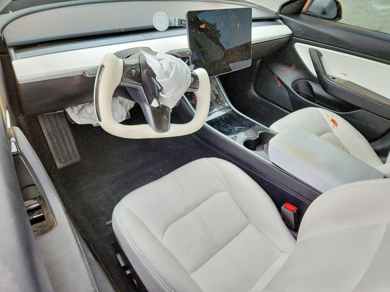 2018 Tesla Model 3 VIN 5YJ3E1EB9JF080772 COPART salvage auction — FRONT END, Salvage Title, sold $3,100 on 2026-08-04 (photo 8)