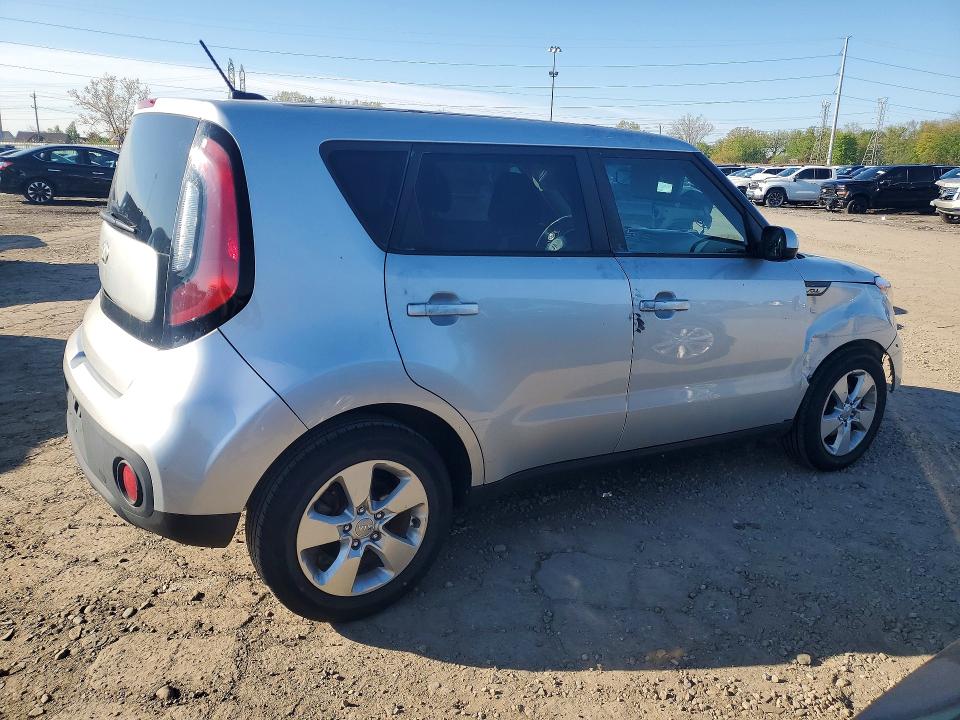 2017 Kia Soul VIN KNDJN2A28H7477005 COPART salvage auction — FRONT END, Id - Salvage Certificate Of Title, sold $325 on 2026-07-14 (photo 3)