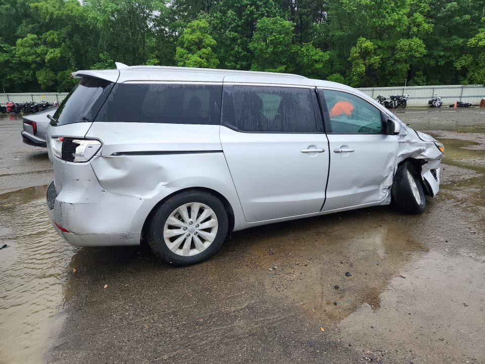 2015 Kia SEDONA VIN KNDMC5C19F6056826 COPART salvage auction — FRONT END, La - Cert Of Title-Salvage, sold $1,750 on 2026-07-09 (photo 3)