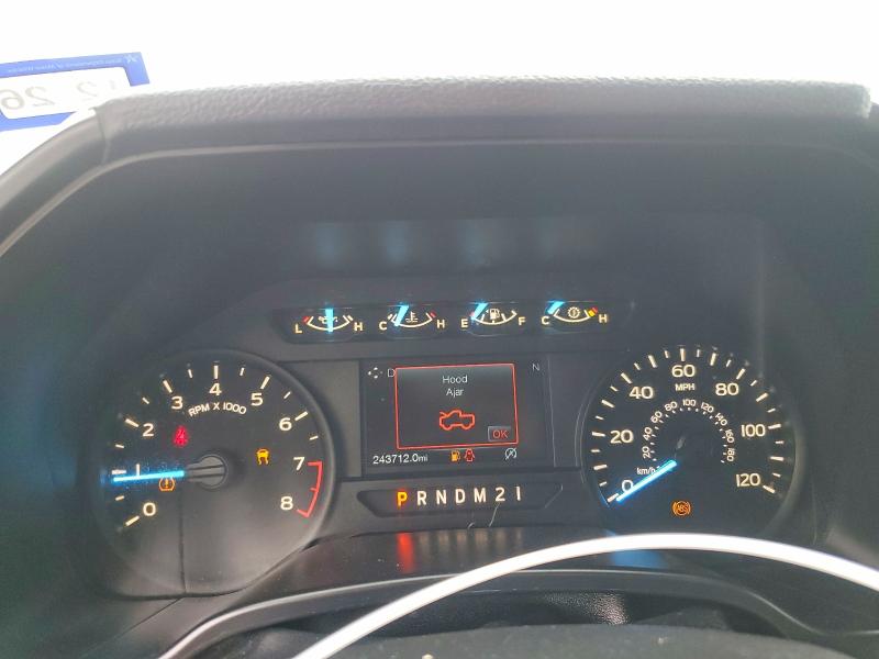 2018 Ford F-150 VIN 1FTEW1CB1JKE77047 COPART salvage auction — FRONT END, Tx - Salvage Vehicle Title, sold $4,150 on 2026-07-27 (photo 9)