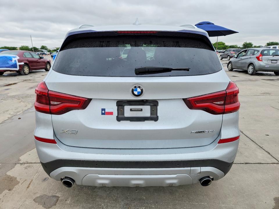 2021 BMW X3 VIN 5UXTY3C06M9G76989 COPART salvage auction — FRONT END, Tx - Salvage Vehicle Title, sold $3,850 on 2026-07-30 (photo 6)
