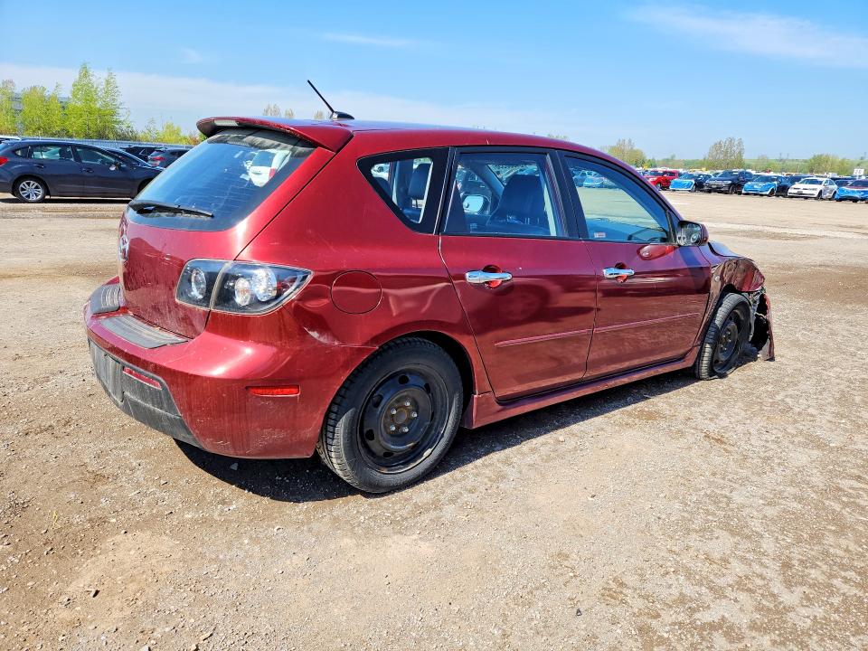 2008 Mazda 3 VIN JM1BK343681108248 COPART salvage auction — FRONT END, On - Permit Salvage, sold $250 on 2026-07-07 (photo 3)