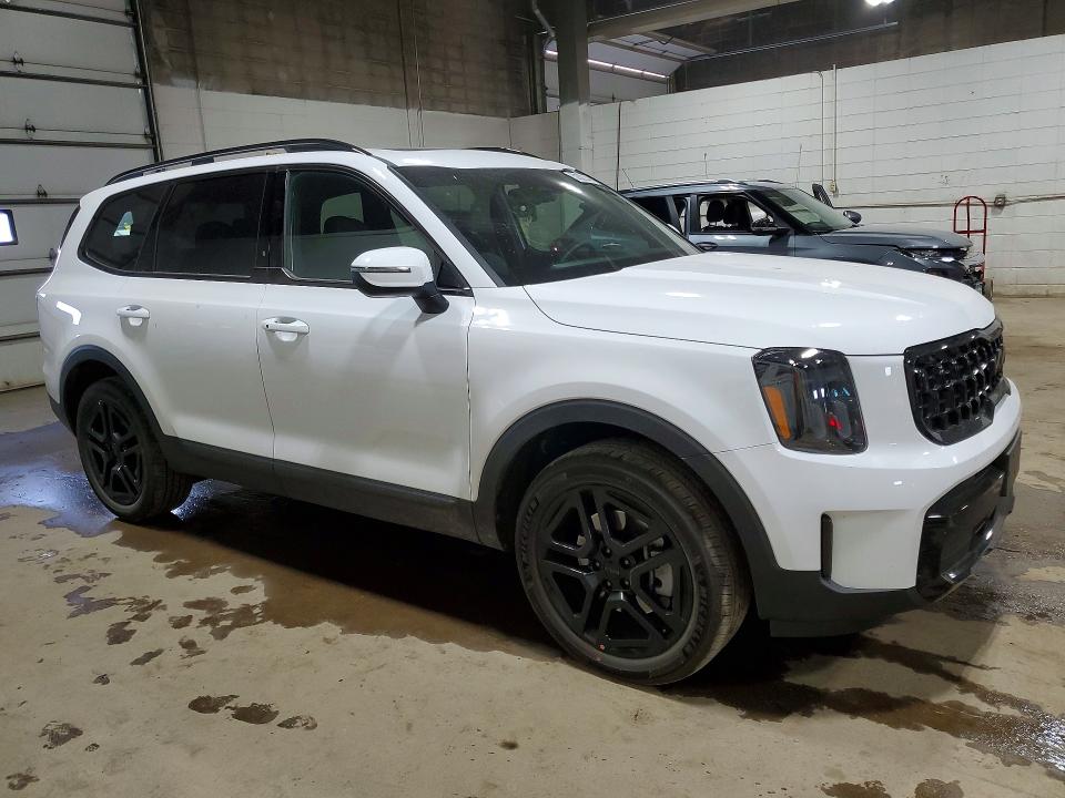 2025 Kia Telluride VIN 5XYP3DGC4SG725935 COPART salvage auction — HAIL, Mn - Cert Of Title-Salvage, sold $13,400 on 2026-07-28 (photo 4)