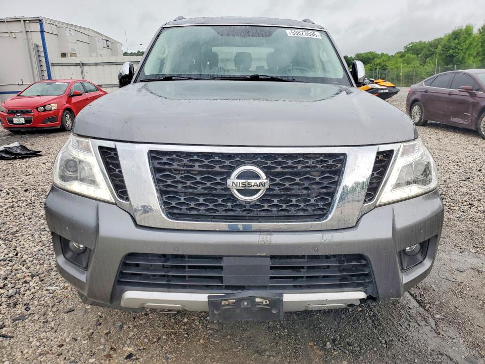 2018 Nissan Armada VIN JN8AY2NC3J9553397 COPART salvage auction — FRONT END, Ar - Cert Of Title-Salvage, sold $8,800 on 2026-07-20 (photo 5)