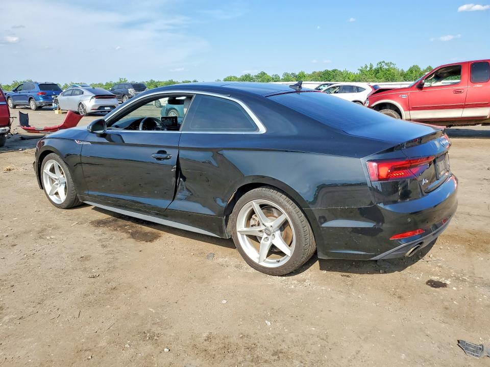 2018 Audi A5 VIN WAUTNAF58JA134142 COPART salvage auction — SIDE, Va - Cert Of Title - Salvage, sold $5,400 on 2026-07-15 (photo 2)