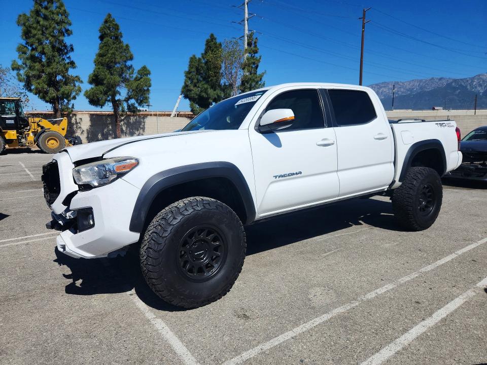 2018 Toyota Tacoma VIN 3TMAZ5CN4JM054351 COPART salvage auction — FRONT END, Ca - Salvage Certificate, sold $10,500 on 2026-07-30 (photo 1)