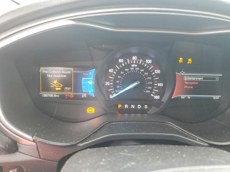 2019 Ford Fusion VIN 3FA6P0HD5KR229201 COPART salvage auction — FRONT END, NC - SALVAGE CERTIFICATE OF TITLE, sold $1,900 on 2026-07-02 (photo 9)