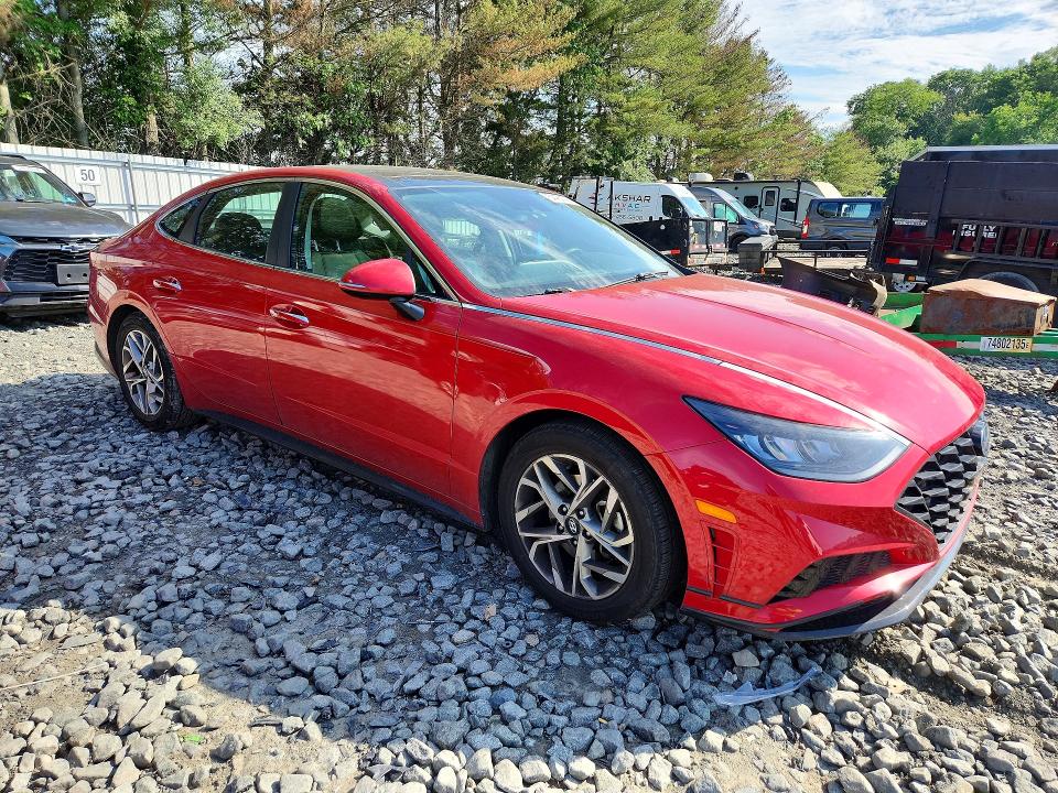 2020 Hyundai Sonata VIN 5NPEF4JA1LH052117 COPART salvage auction — SIDE, Nj - Cert Of Title-Salvage, sold $4,000 on 2026-07-22 (photo 4)