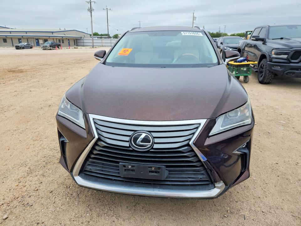 2016 Lexus Rx VIN 2T2ZZMCA8GC002342 COPART salvage auction — SIDE, TX - SALVAGE VEHICLE TITLE, sold $11,300 on 2026-07-02 (photo 5)