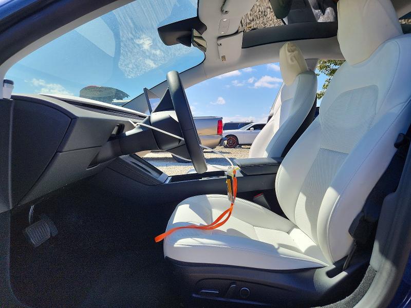 2025 Tesla VIN 5YJ3E1EA7SF920962 COPART salvage auction — REAR END, Ca - Salvage Certificate, sold $7,200 on 2026-07-14 (photo 7)