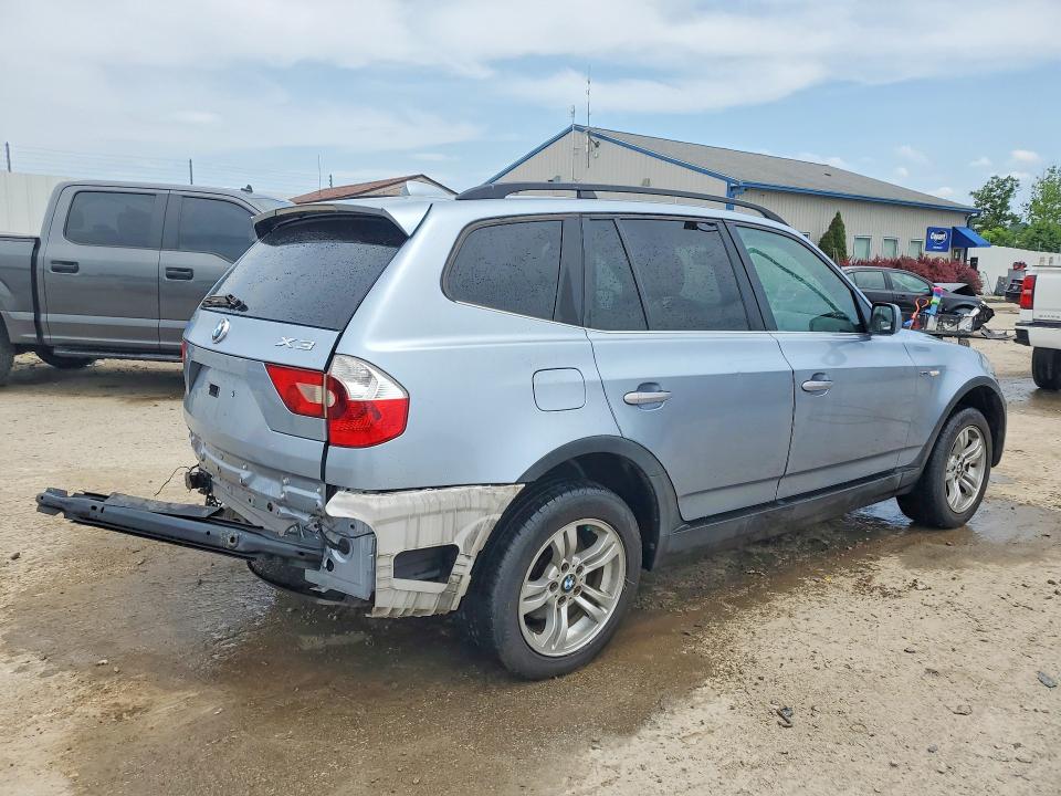 2006 BMW X3 VIN WBXPA93496WG83715 COPART salvage auction — REAR END, Ky - Bill Of Sale/Part Only/No Titl, sold $300 on 2026-07-06 (photo 3)