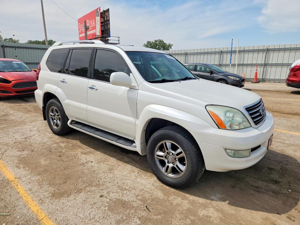 2008 Lexus Gx VIN JTJBT20X280150614 COPART salvage auction — HAIL, Ks - Cert Of Title-Salvage, sold $5,200 on 2026-07-15 (photo 4)
