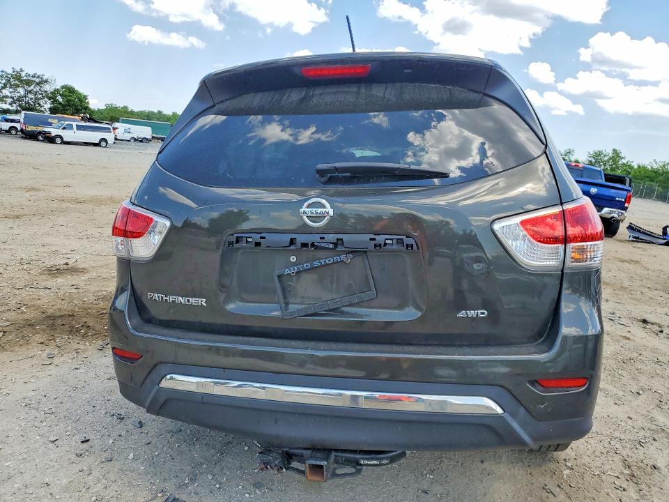 2015 Nissan Pathfinder VIN 5N1AR2MM2FC685074 COPART salvage auction — FRONT END, Md - Cert Of Salvage > 75% Damage, sold $825 on 2026-07-02 (photo 6)
