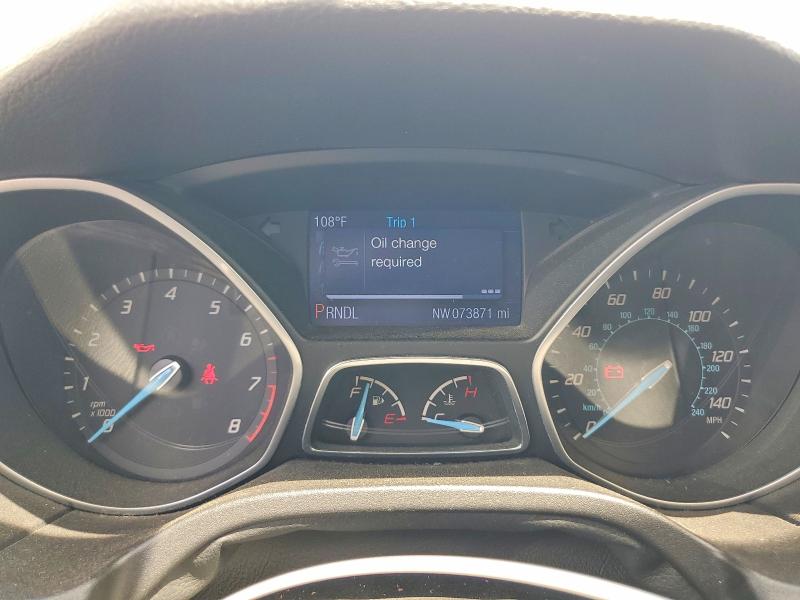 2013 Ford Focus VIN 1FADP3F20DL198239 COPART salvage auction — FRONT END, Oh - Certificate Of Title, sold $200 on 2026-07-02 (photo 9)