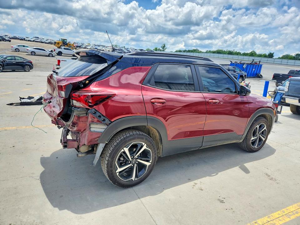 2023 Chevrolet Trailblazer VIN KL79MTSLXPB015296 COPART salvage auction — REAR END, Ky - Cert Of Title-Salvage, sold $5,200 on 2026-07-09 (photo 3)