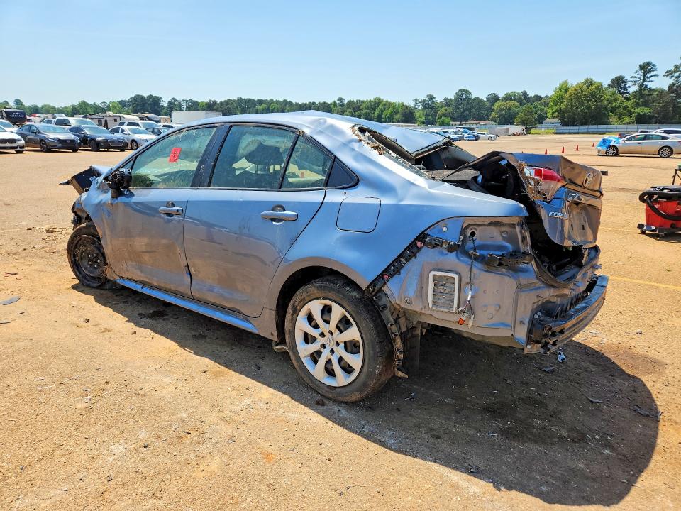 2022 Toyota Corolla VIN JTDEPMAE5NJ191841 COPART salvage auction — ALL OVER, Tx - Salvage Vehicle Title, sold $350 on 2026-07-13 (photo 2)
