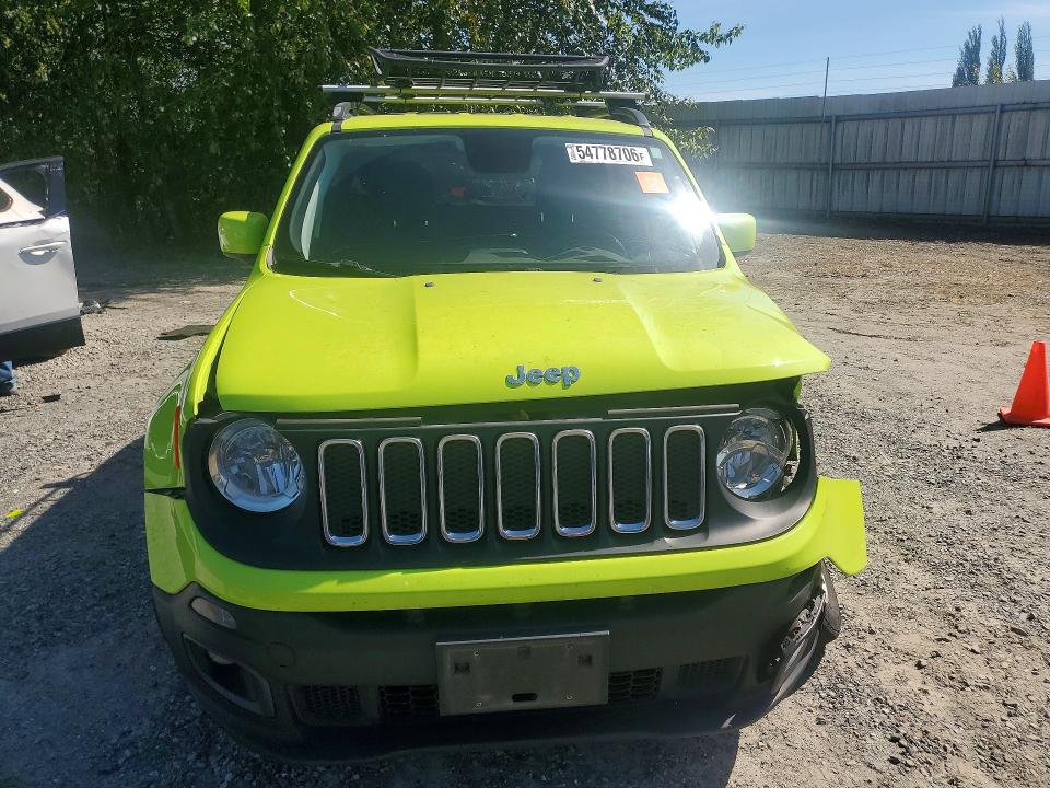 2018 Jeep Renegade VIN ZACCJBBB6JPH86547 COPART salvage auction — FRONT END, Wa - Bill Of Sale, sold $1,100 on 2026-07-20 (photo 5)