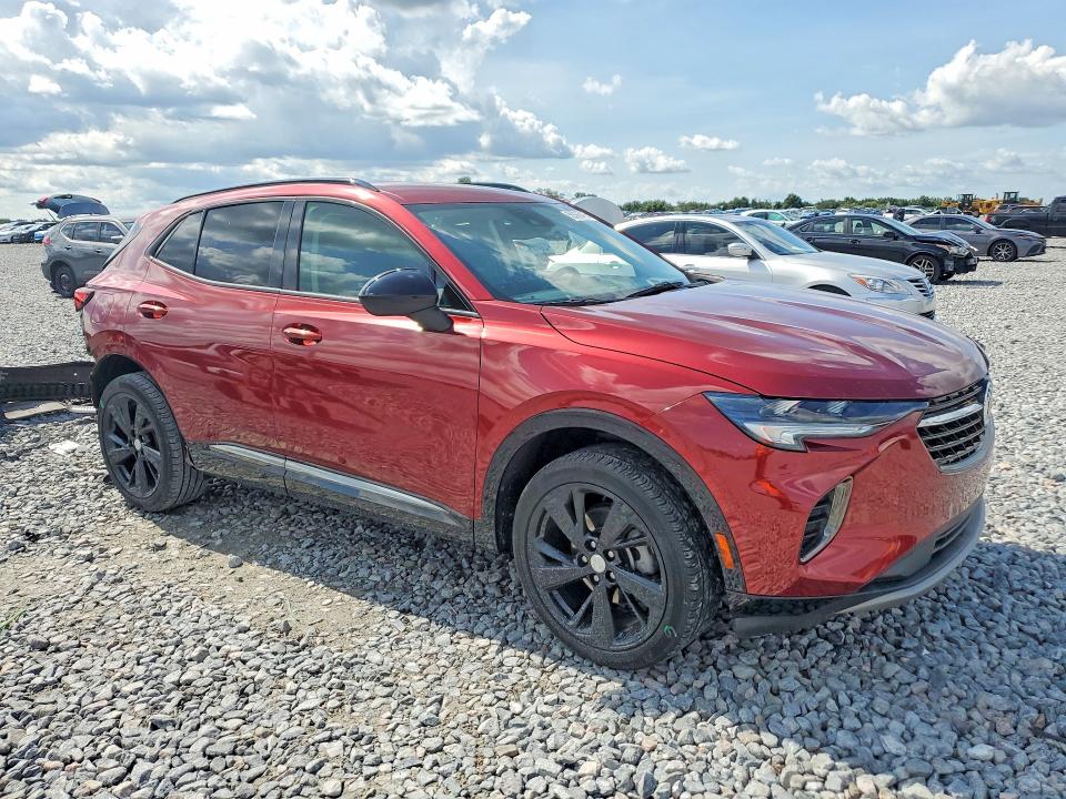 2021 Buick Envision VIN LRBAZLR45MD107933 COPART salvage auction — REAR END, FL - CERT OF TITLE SLVG REBUILDABLE, sold $6,100 on 2026-07-02 (photo 4)