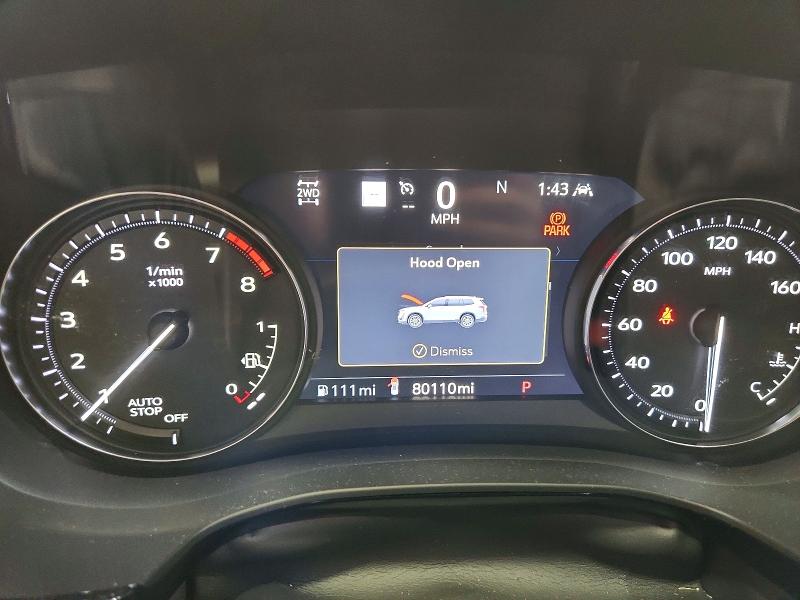 2021 Cadillac Xt6 VIN 1GYKPGRS5MZ170755 COPART salvage auction — REAR END, Tx - Salvage Vehicle Title, sold $8,400 on 2026-09-03 (photo 9)