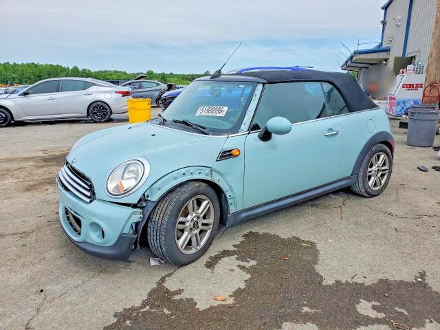 2012 Mini Cooper VIN WMWZN3C56CT135176 COPART salvage auction — WATER/FLOOD, Tn - Salvage Cert-Water Damage, sold $300 on 2026-07-09 (photo 1)