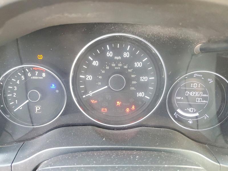 2022 Honda Hr-v VIN 3CZRU5H36NM725172 COPART salvage auction — FRONT END, Fl - Cert Of Title Slvg Rebuildable, sold $5,800 on 2026-07-09 (photo 9)