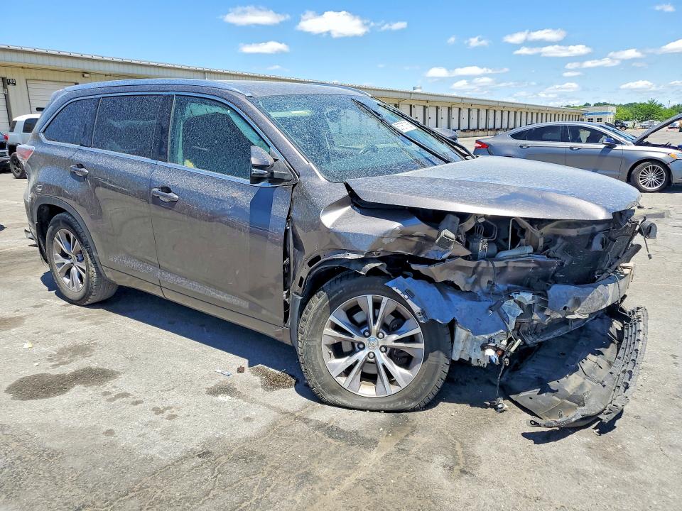 2015 Toyota VIN 5TDJKRFH6FS104904 COPART salvage auction — FRONT END, Ky - Cert Of Title-Salvage, sold $3,950 on 2026-07-09 (photo 4)