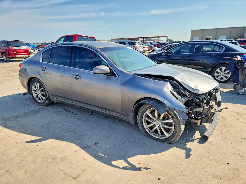 2008 Infiniti G35 VIN JNKBV61E38M226205 COPART salvage auction — FRONT END, TX - BONDED TITLE - SALVAGE, sold $475 on 2026-07-23 (photo 4)