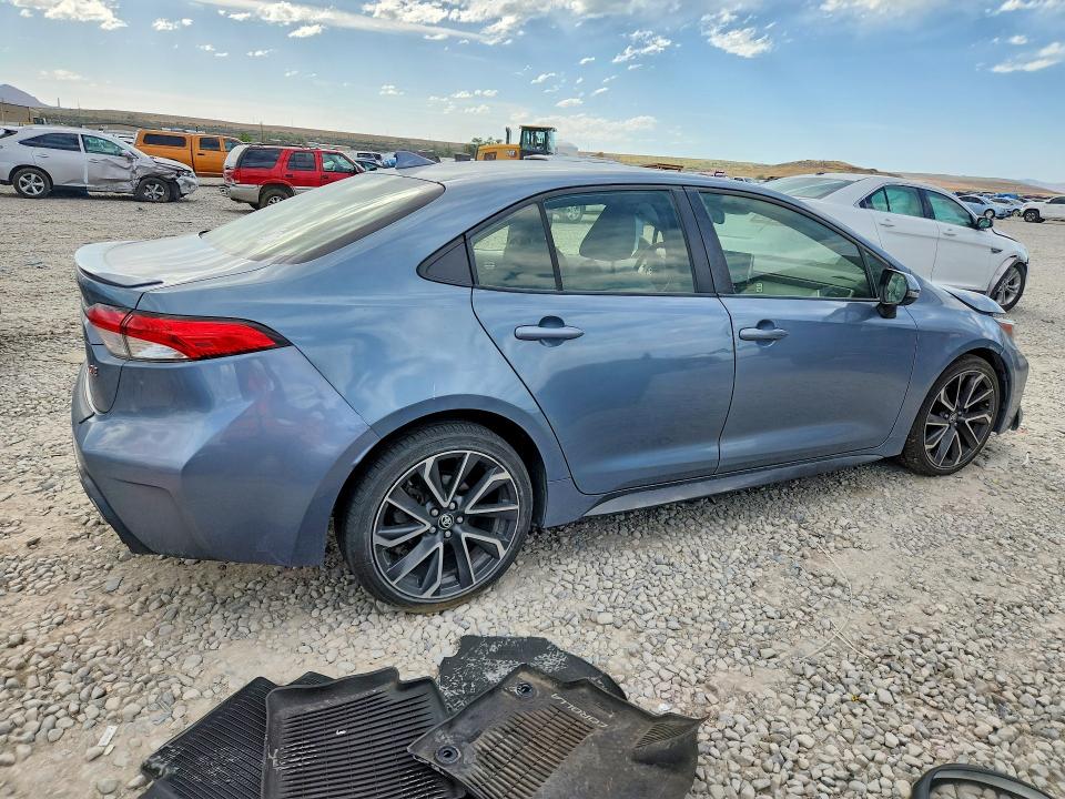 2020 Toyota Corolla VIN JTDP4RCE8LJ009204 COPART salvage auction — FRONT END, UT - SALVAGE CERTIFICATE, sold $3,600 on 2026-07-28 (photo 3)
